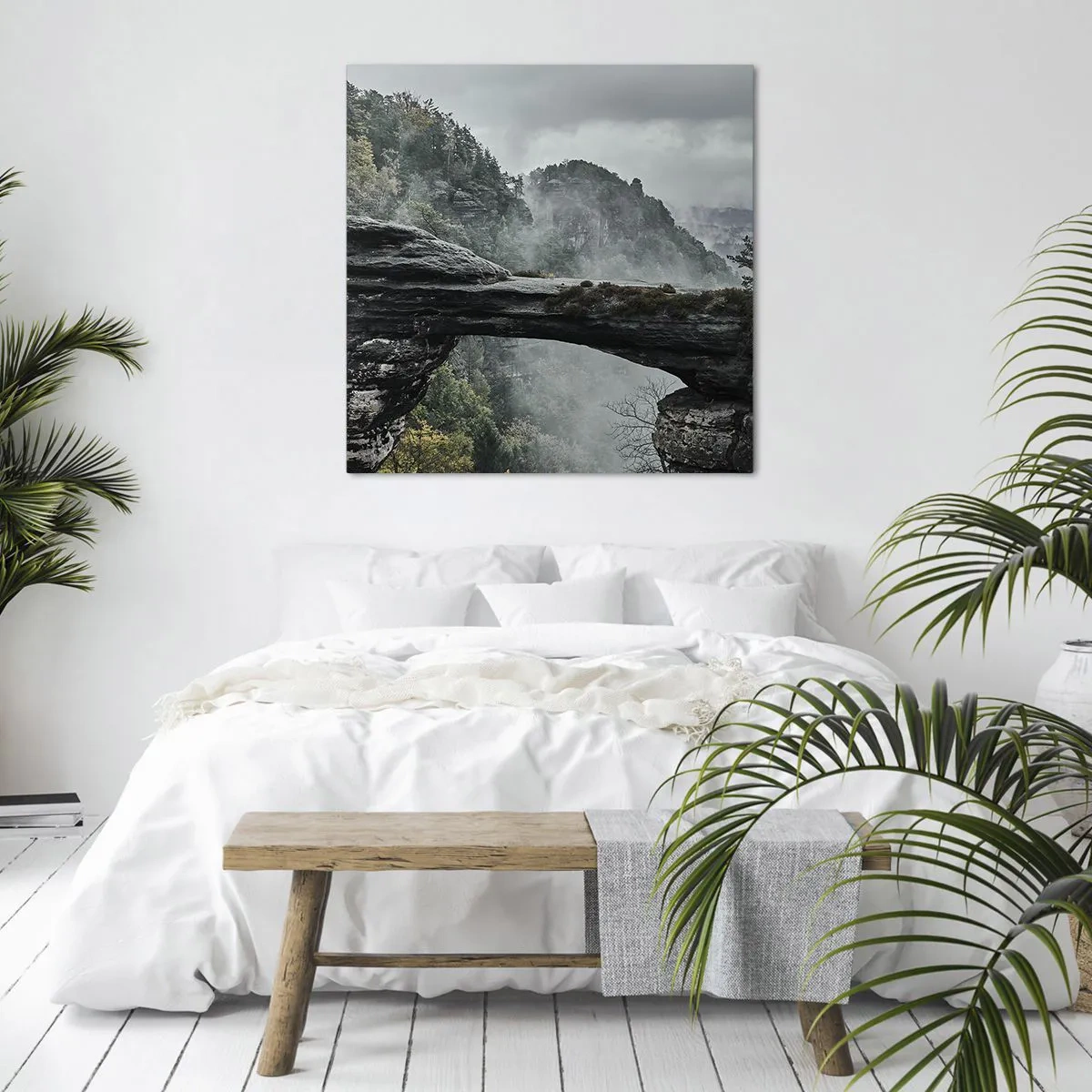 Tablou pe pânză - Aventura este pe cale să înceapă - 50x50 cm