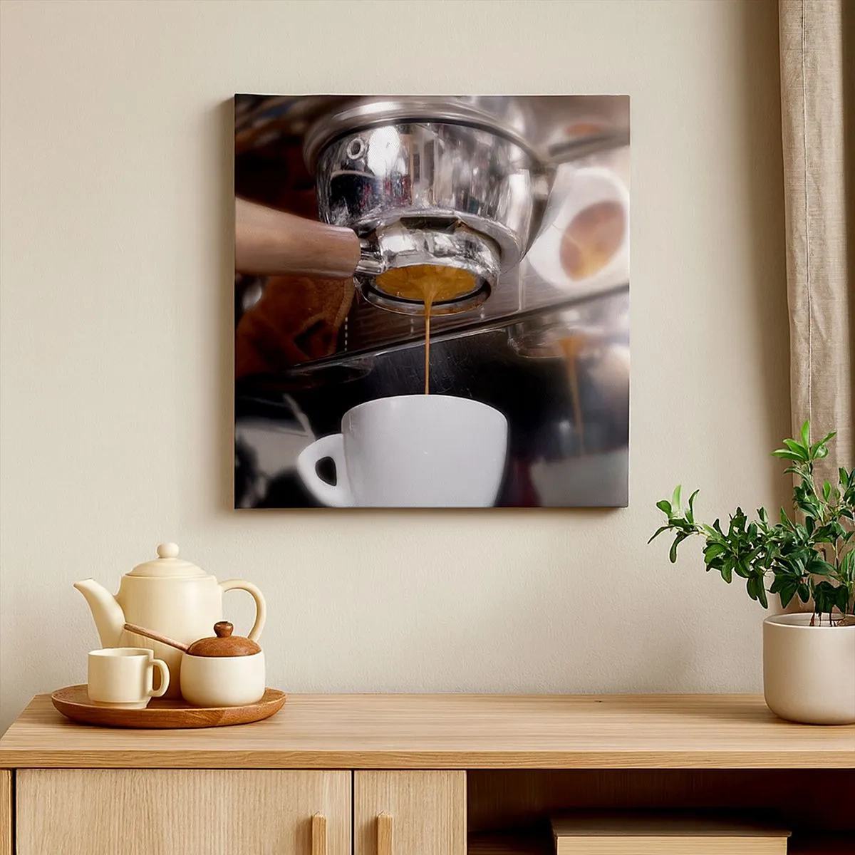 Tablou pe pânză - Cel mai bun moment al zilei - 30x30 cm