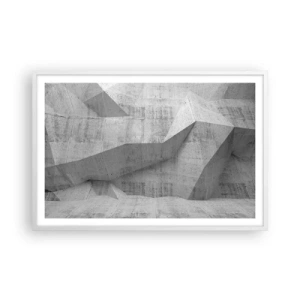 Poster în ramă albă - O adevărată provocare - 91x61 cm