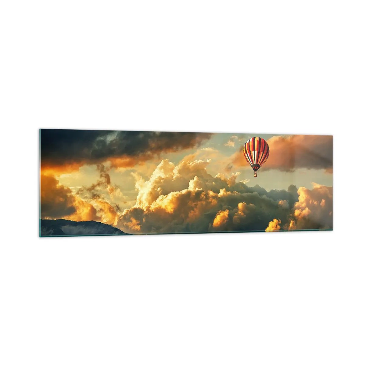 Tablou pe sticlă - Zbor pentru că vreau - 160x50 cm