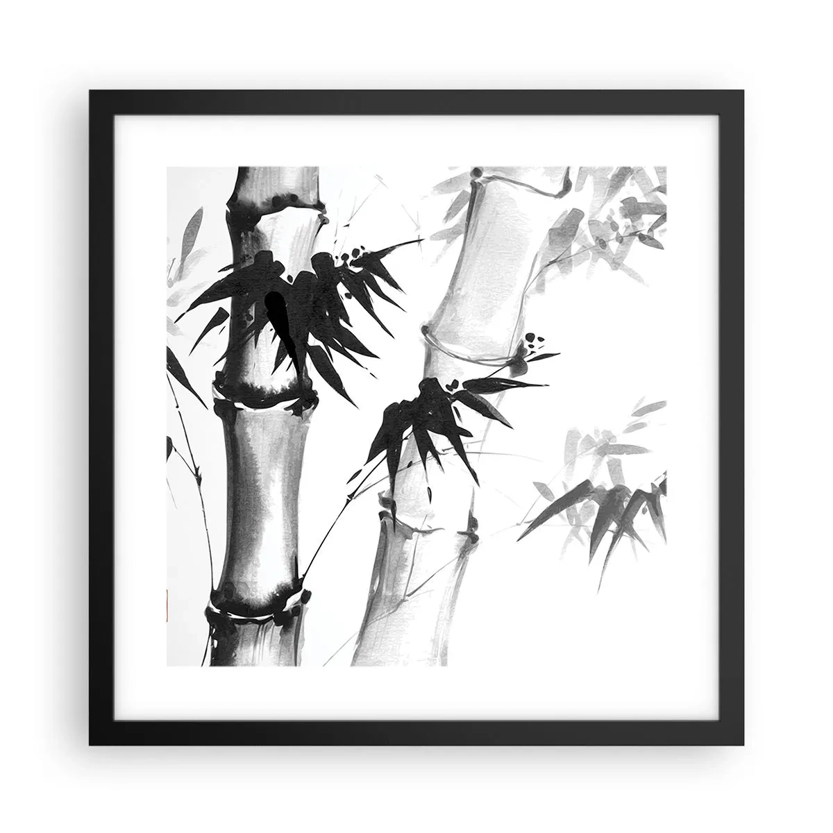 Poster în ramă neagră - Primul-plan al Orientului - 40x40 cm