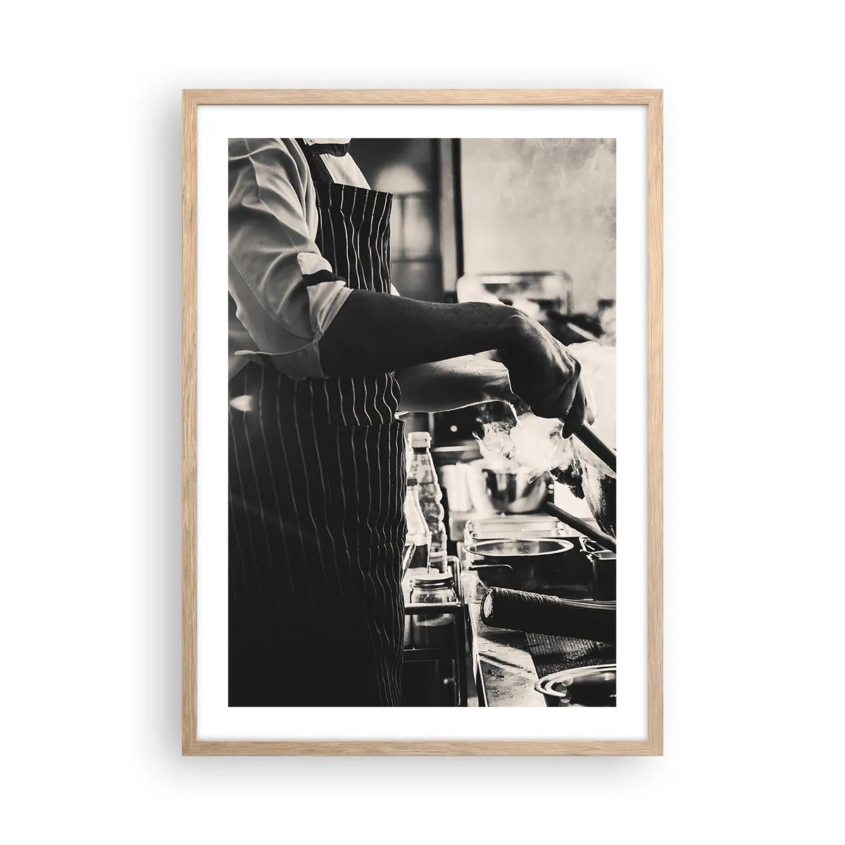 Poster în ramă de stejar deschis - Alchimia aromelor - 50x70 cm