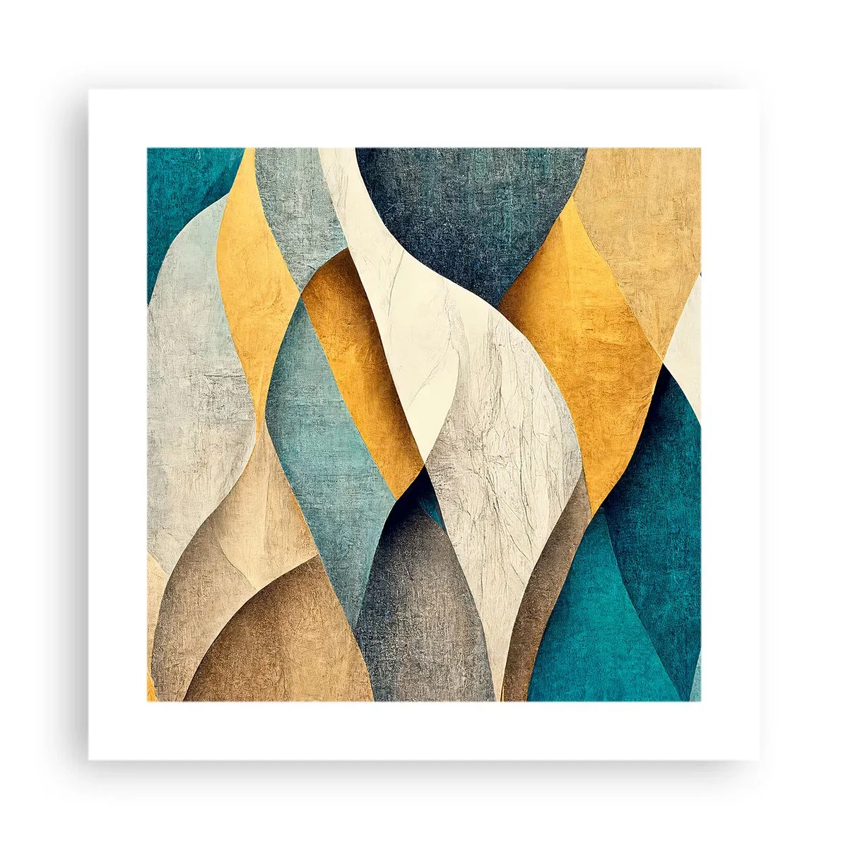 Poster - Ritm și ondulare - 40x40 cm