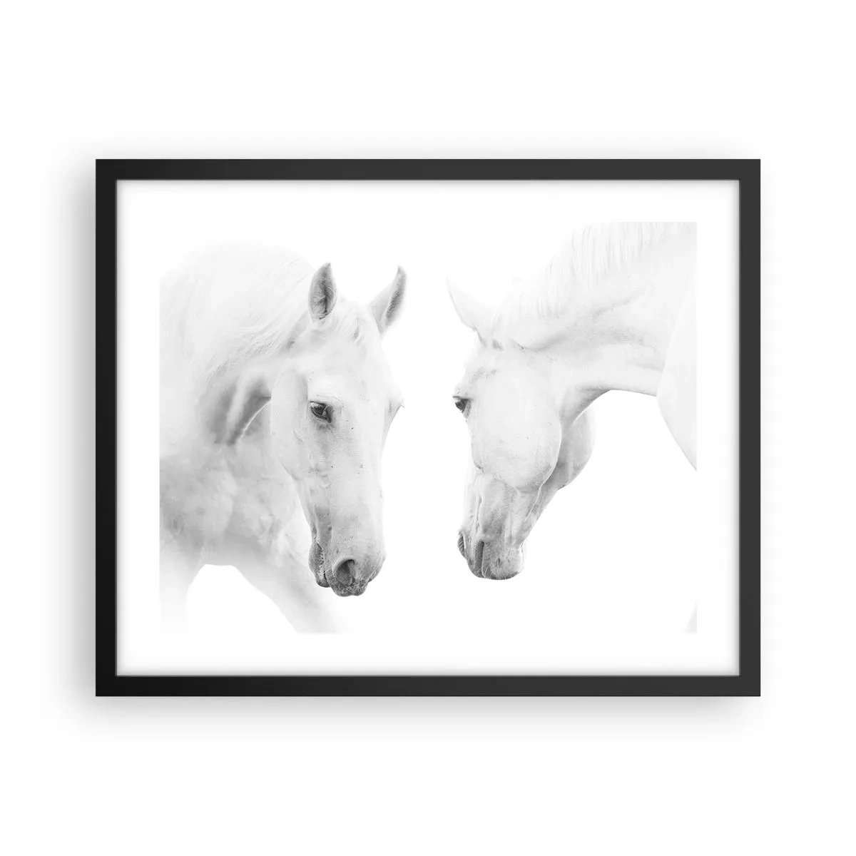 Poster în ramă neagră - Este aceasta o prietenie...? - 50x40 cm