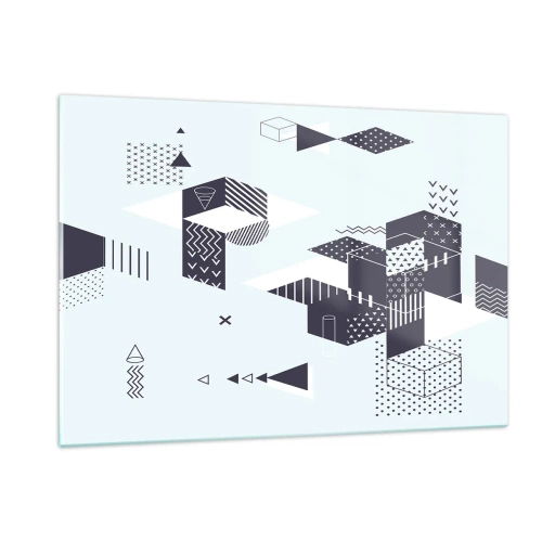 Tablou pe sticlă - În sufletul matematicii - 120x80 cm