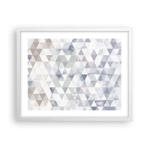 Poster în ramă albă - În ritm de trei - 50x40 cm