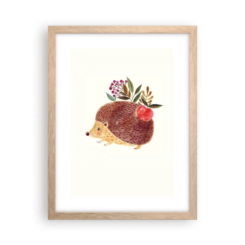 Poster în ramă de stejar deschis - Și tu deja mă placi - 30x40 cm