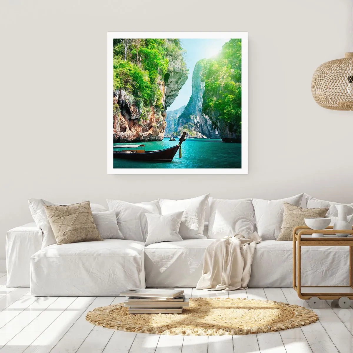 Poster - Invitație la o călătorie exotică - 50x50 cm