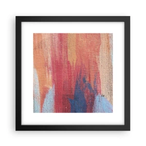 Poster în ramă neagră - Plutind prin curcubeu - 30x30 cm
