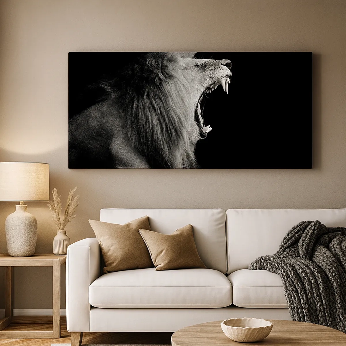 Tablou pe pânză - Fără nici o ezitare - 30x30 cm