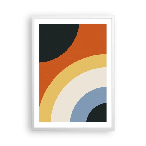 Poster în ramă albă - Spre sine - 50x70 cm