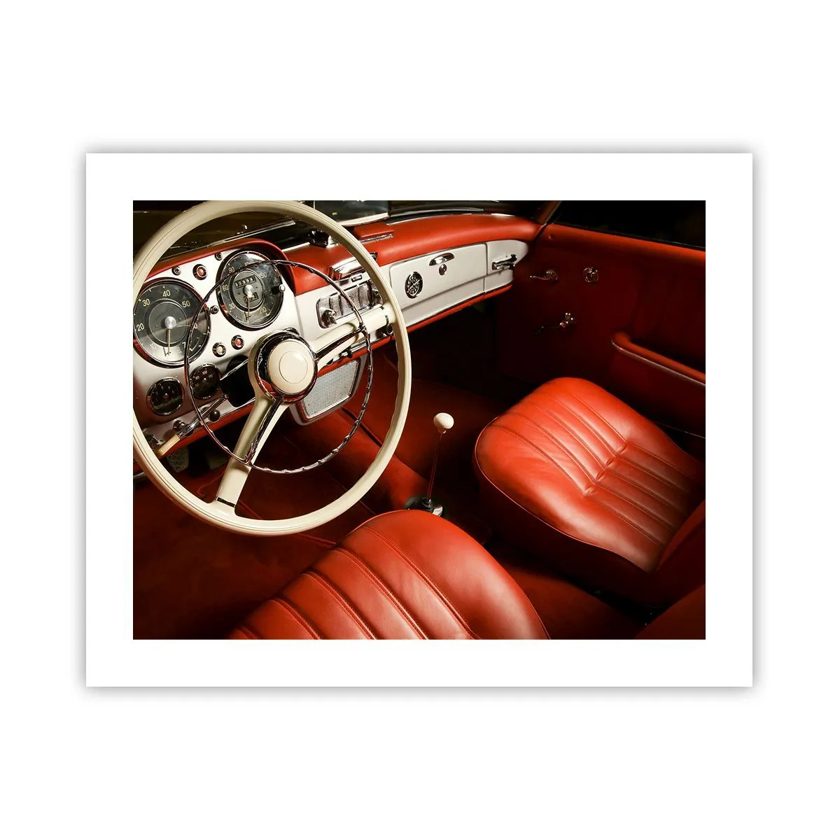 Poster - Lux în stil vintage - 50x40 cm