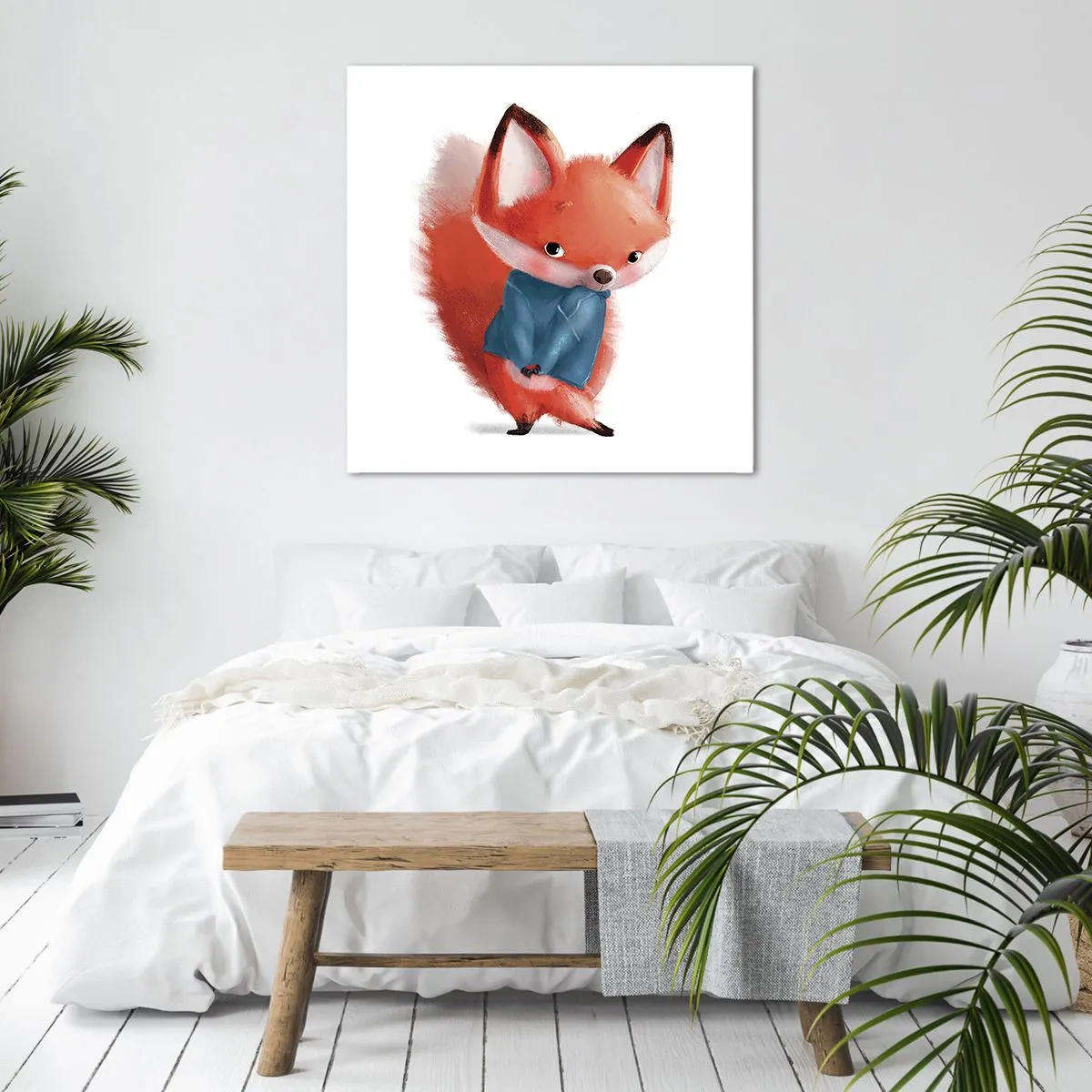 Tablou pe pânză - Îmi vine bine? - 60x60 cm