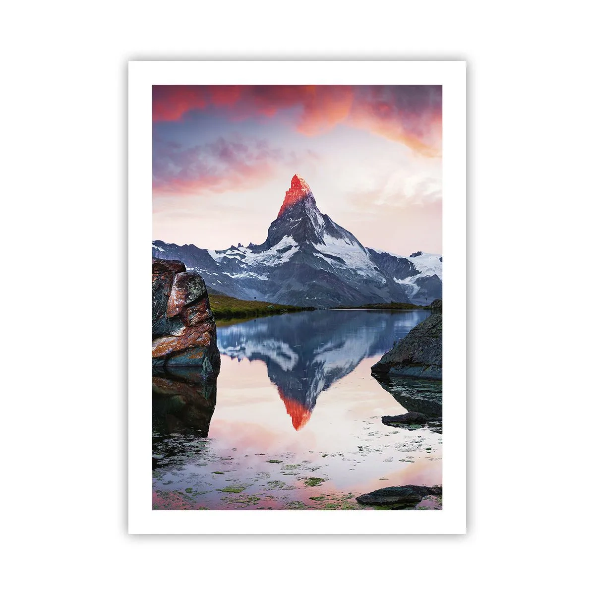 Poster - Inima munților este fierbinte - 50x70 cm
