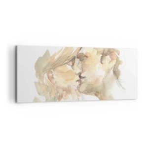 Tablou pe pânză - Jumătatea găsită? - 100x40 cm