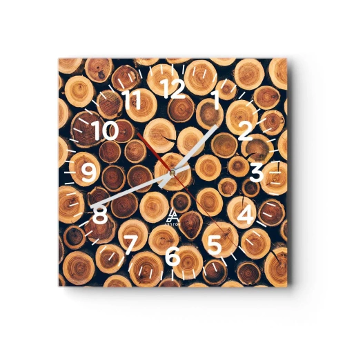 Ceas de perete - Ceas pe sticlă - Cât de bătrân sunt? - 40x40 cm