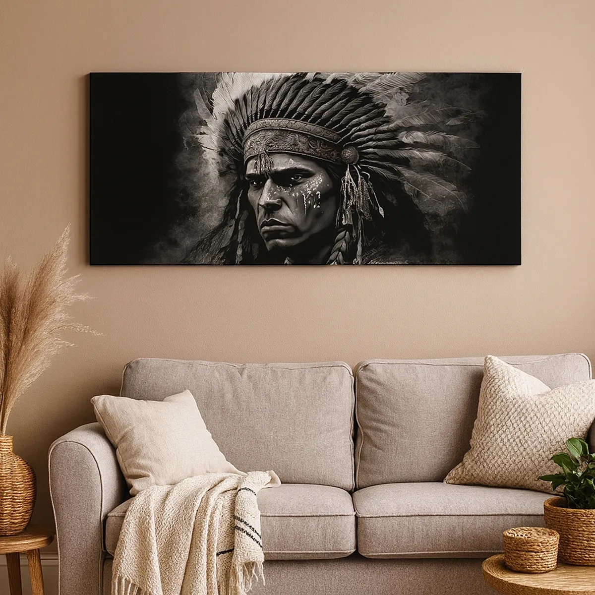 Tablou pe pânză - Conducător și luptător - 30x30 cm