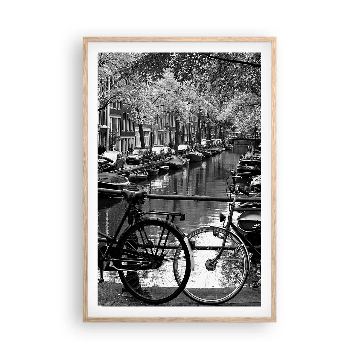Poster în ramă de stejar deschis - O perspectivă foarte olandeză - 61x91 cm