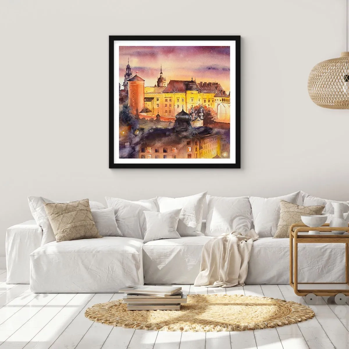 Poster în ramă neagră - Poveste și basm - 30x30 cm