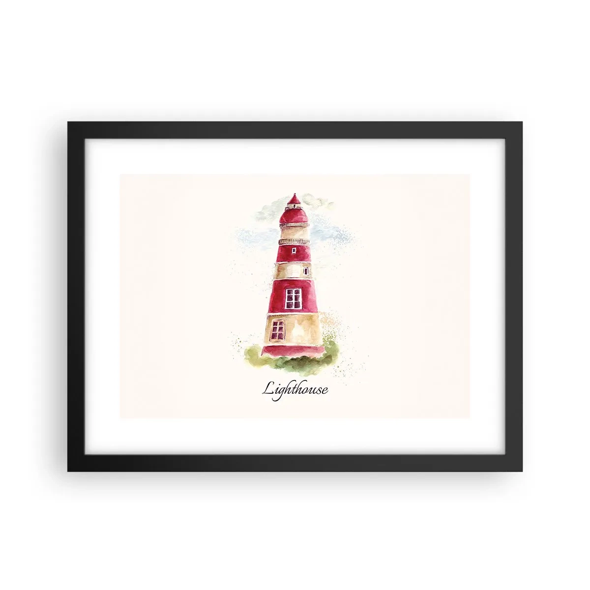 Poster în ramă neagră - Întotdeauna vreme bună - 40x30 cm