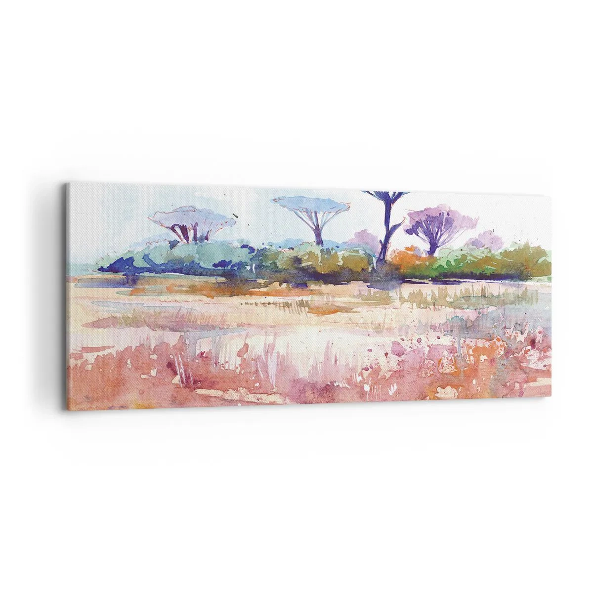 Tablou pe pânză - Culorile savanei - 100x40 cm