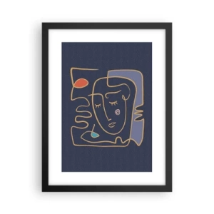 Poster în ramă neagră - În reverie - 30x40 cm