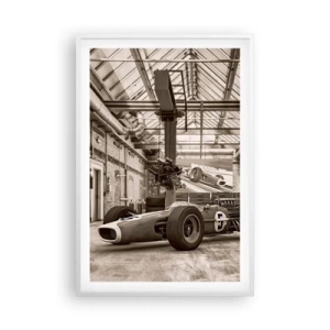 Poster în ramă albă - Odihna învingătorului - 61x91 cm