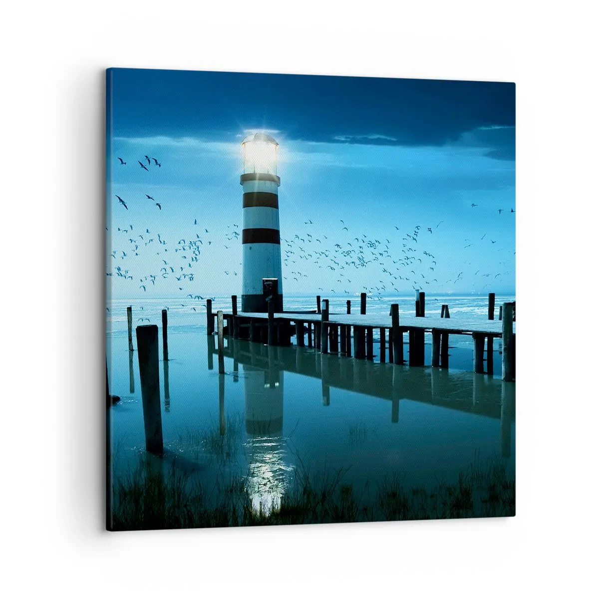 Tablou pe pânză - Și nu ți-e frică de întuneric - 50x50 cm