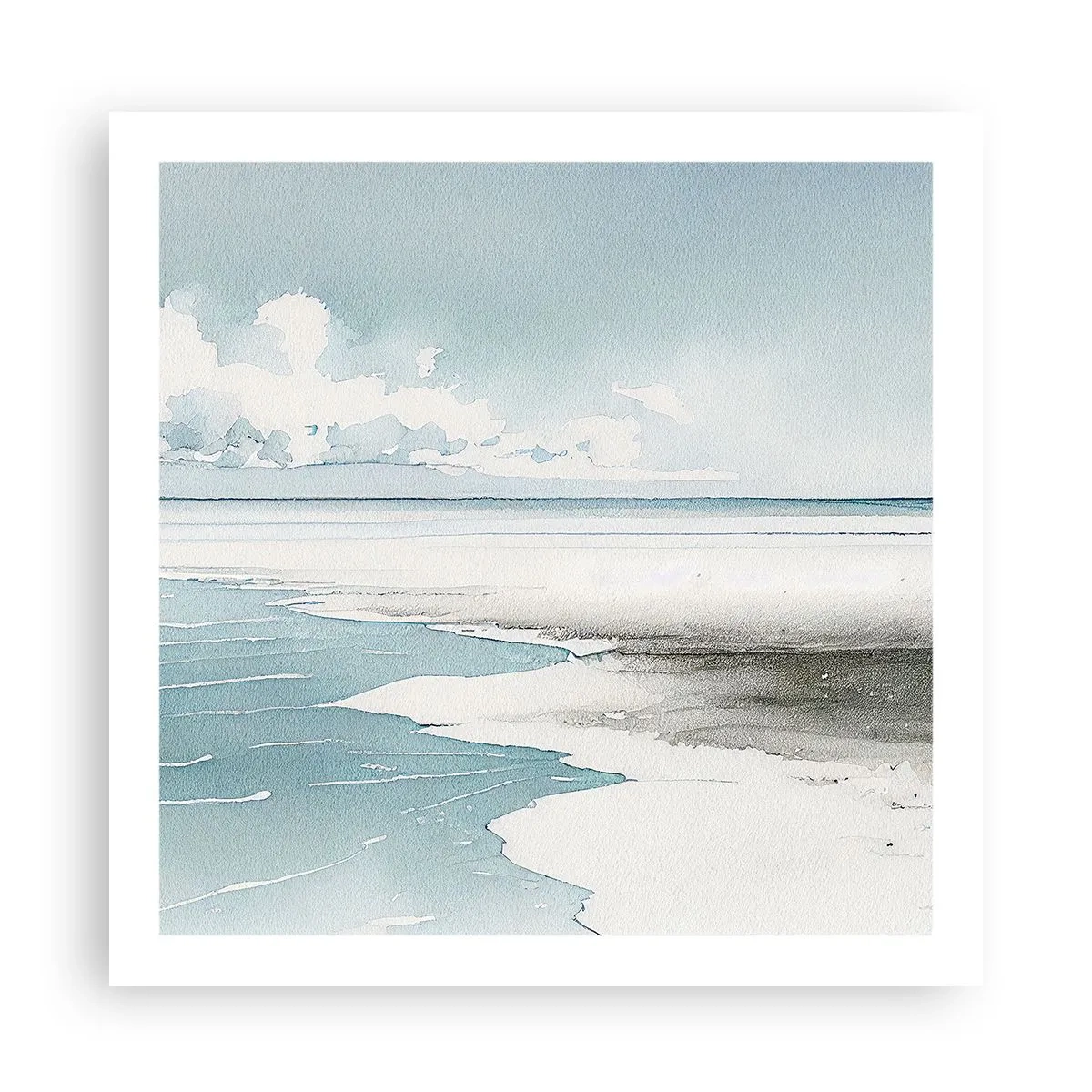 Poster - Mareea blândă - 60x60 cm