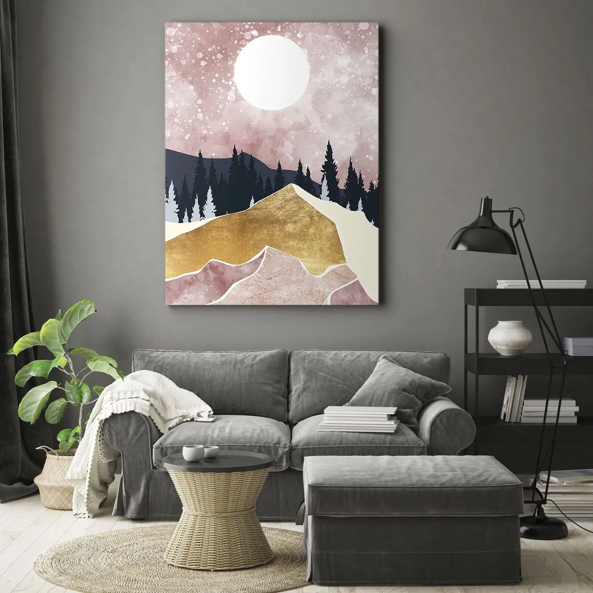 Tablou pe pânză - Garda de noapte - 45x80 cm