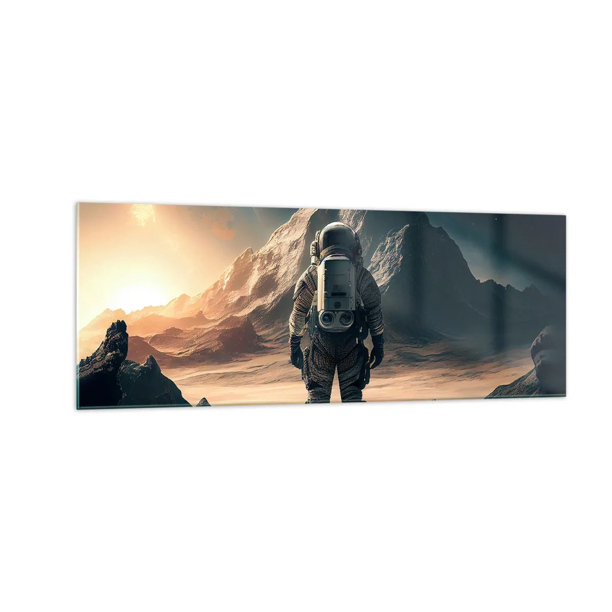 Tablou pe sticlă - O nouă provocare - 140x50 cm