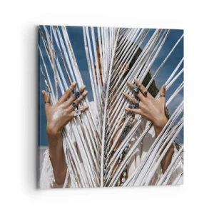 Tablou pe pânză - Prietena șamanului? - 70x70 cm