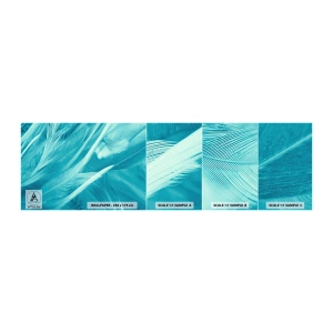 Mostră de Tapet Standard Eco - Înecându-se în puf - Pene de pasăre, Pasăre, Grafică - 100x30 cm