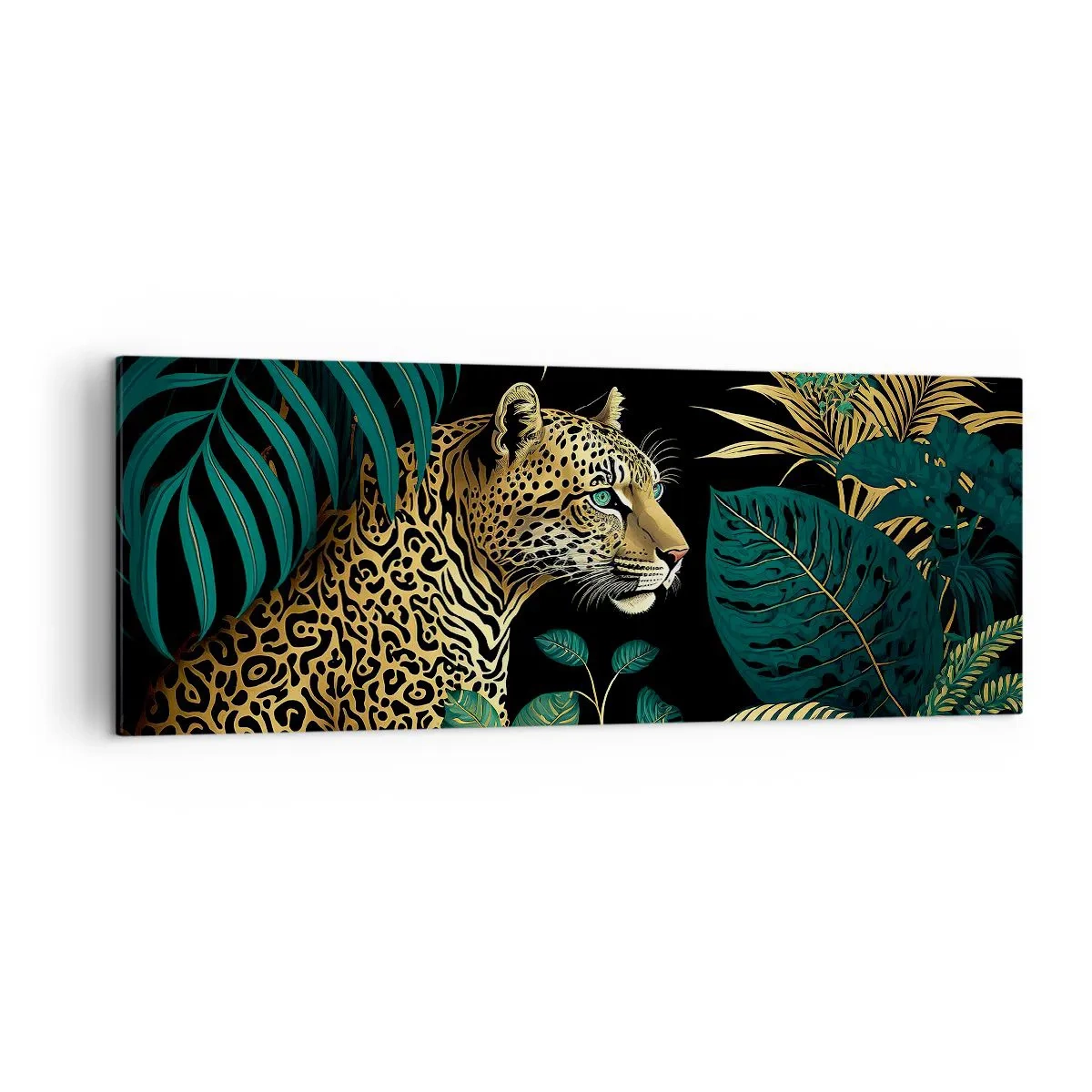 Tablou pe pânză - Domnitorul junglei - 140x50 cm