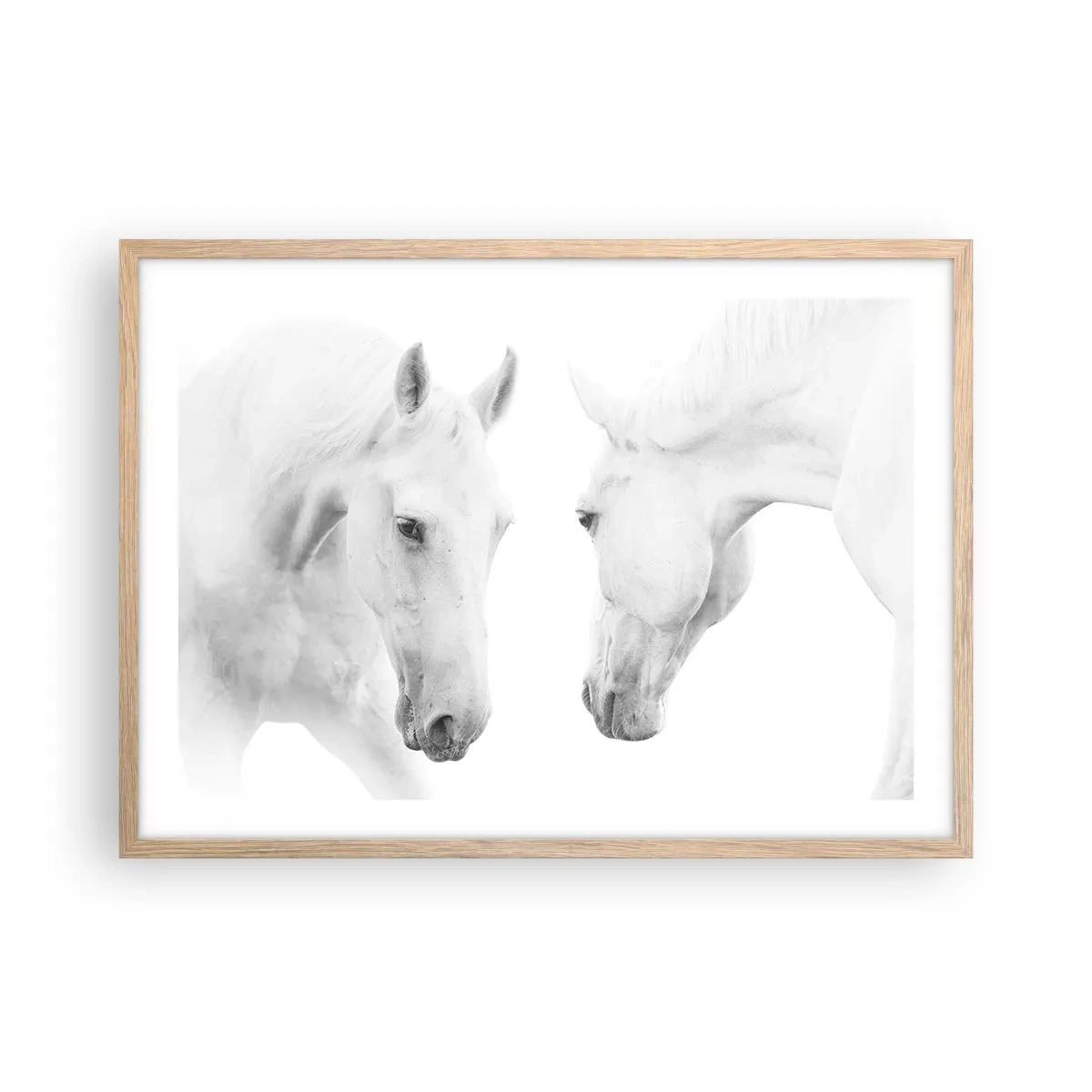 Poster în ramă de stejar deschis - Este aceasta o prietenie...? - 70x50 cm