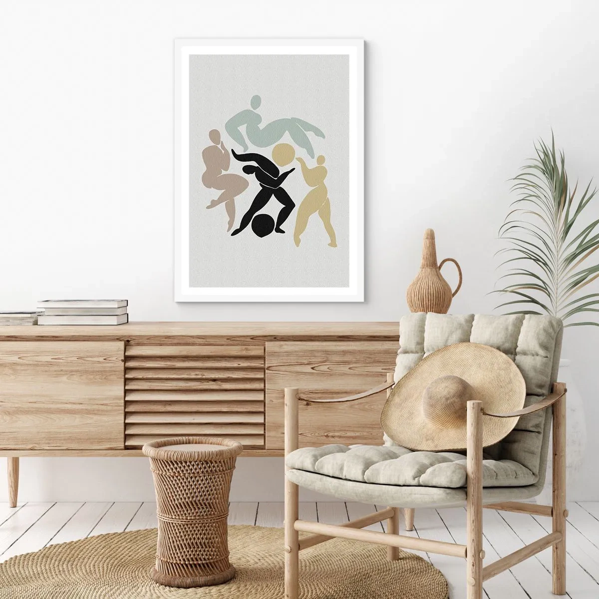 Poster în ramă albă - Mișcarea pentru sănătate și frumusețe - 61x91 cm