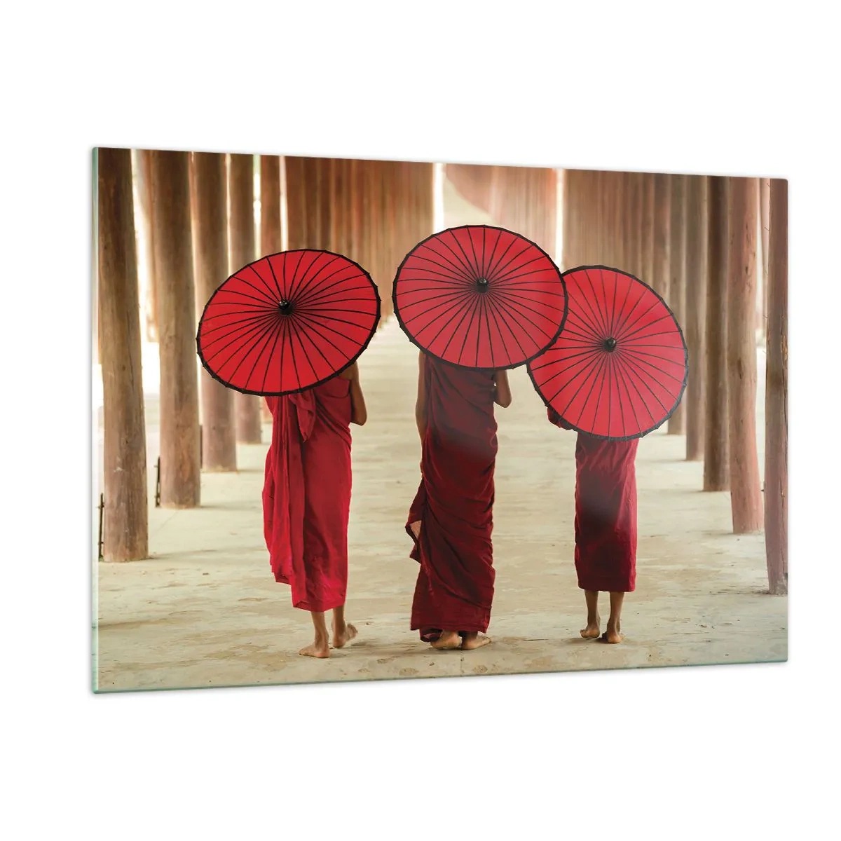 Tablou pe sticlă - Pe drumul spre Tărâmul Pur - 120x80 cm