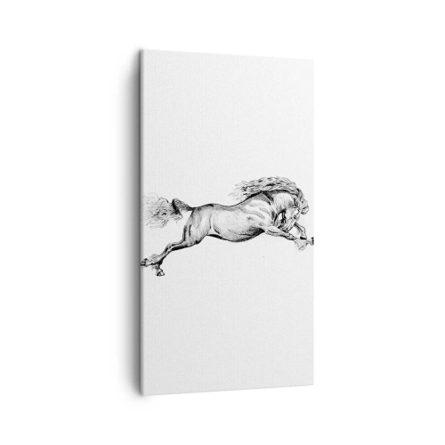 Tablou pe pânză - Oprit din galop - 45x80 cm