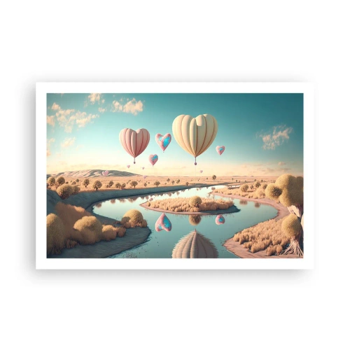 Poster - Iubirea ne înalță - 91x61 cm