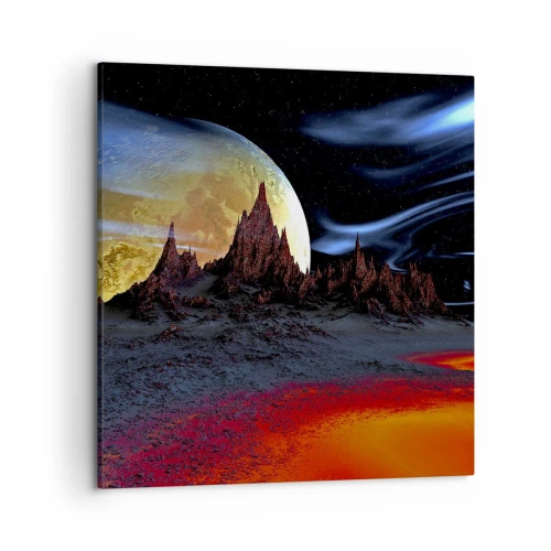 Tablou pe pânză - Lumea necunoscută - 50x50 cm
