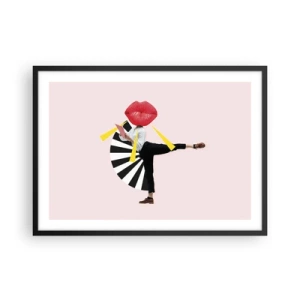 Poster în ramă neagră - Artă pop suprarealistă - 70x50 cm
