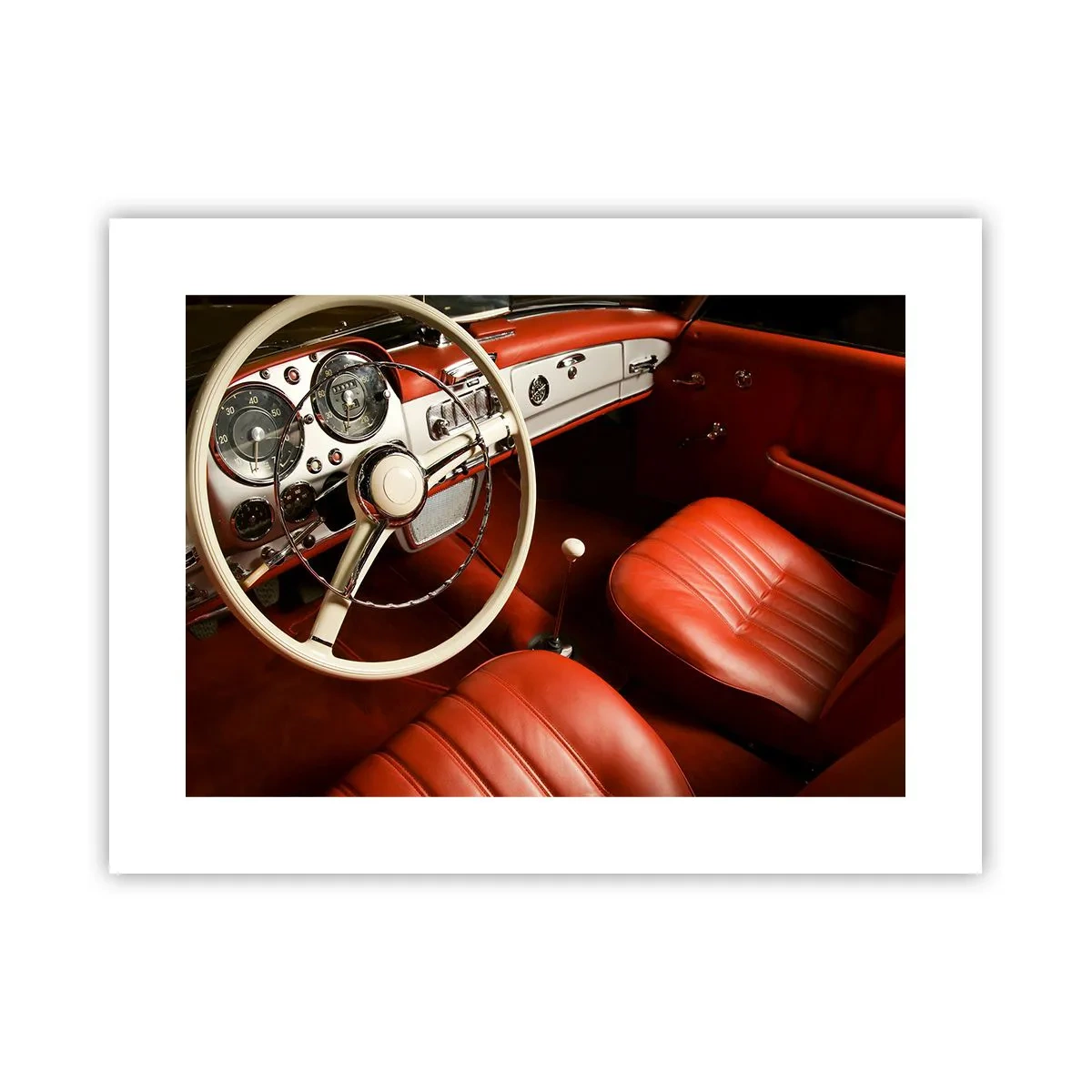 Poster - Lux în stil vintage - 40x30 cm