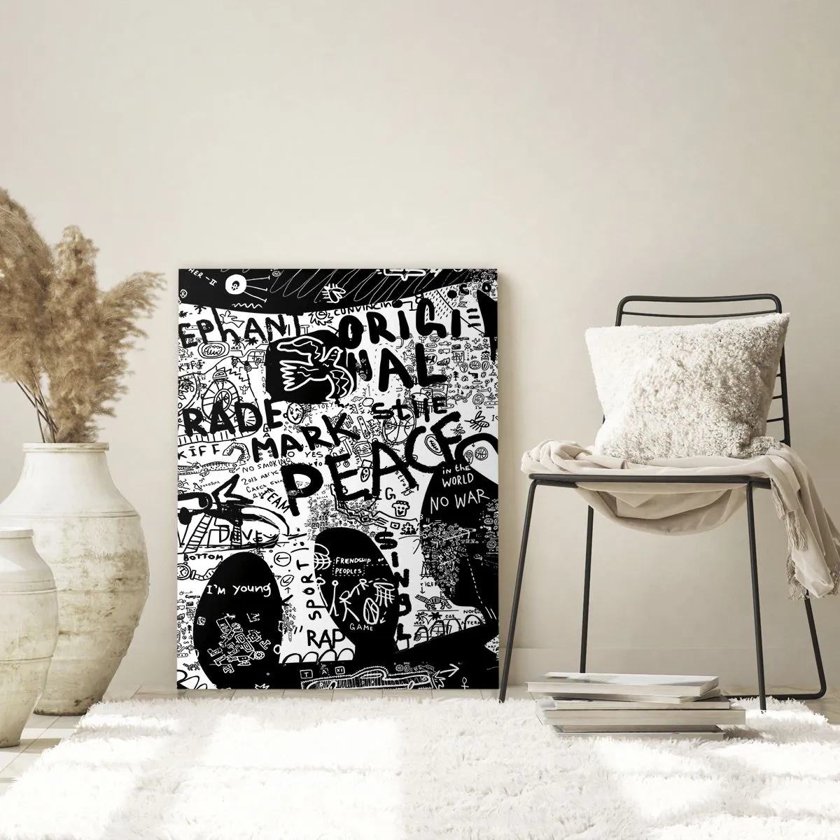 Tablou pe sticlă - Lumea bogată a străzii - 50x70 cm