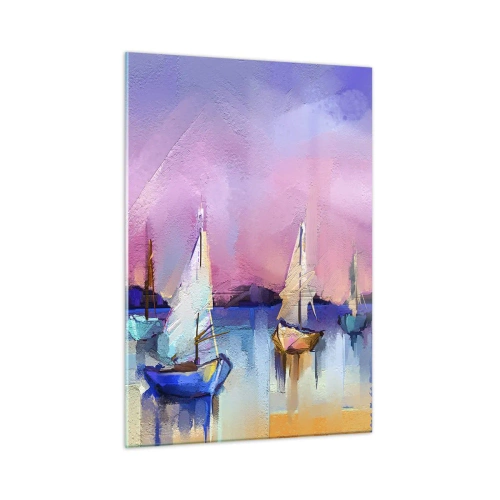 Tablou pe sticlă - Direcția: ape largi - 50x70 cm