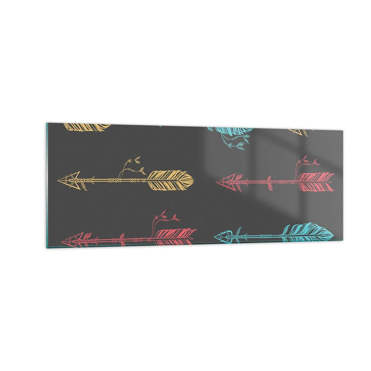 Tablou pe sticlă - În ordine - 140x50 cm