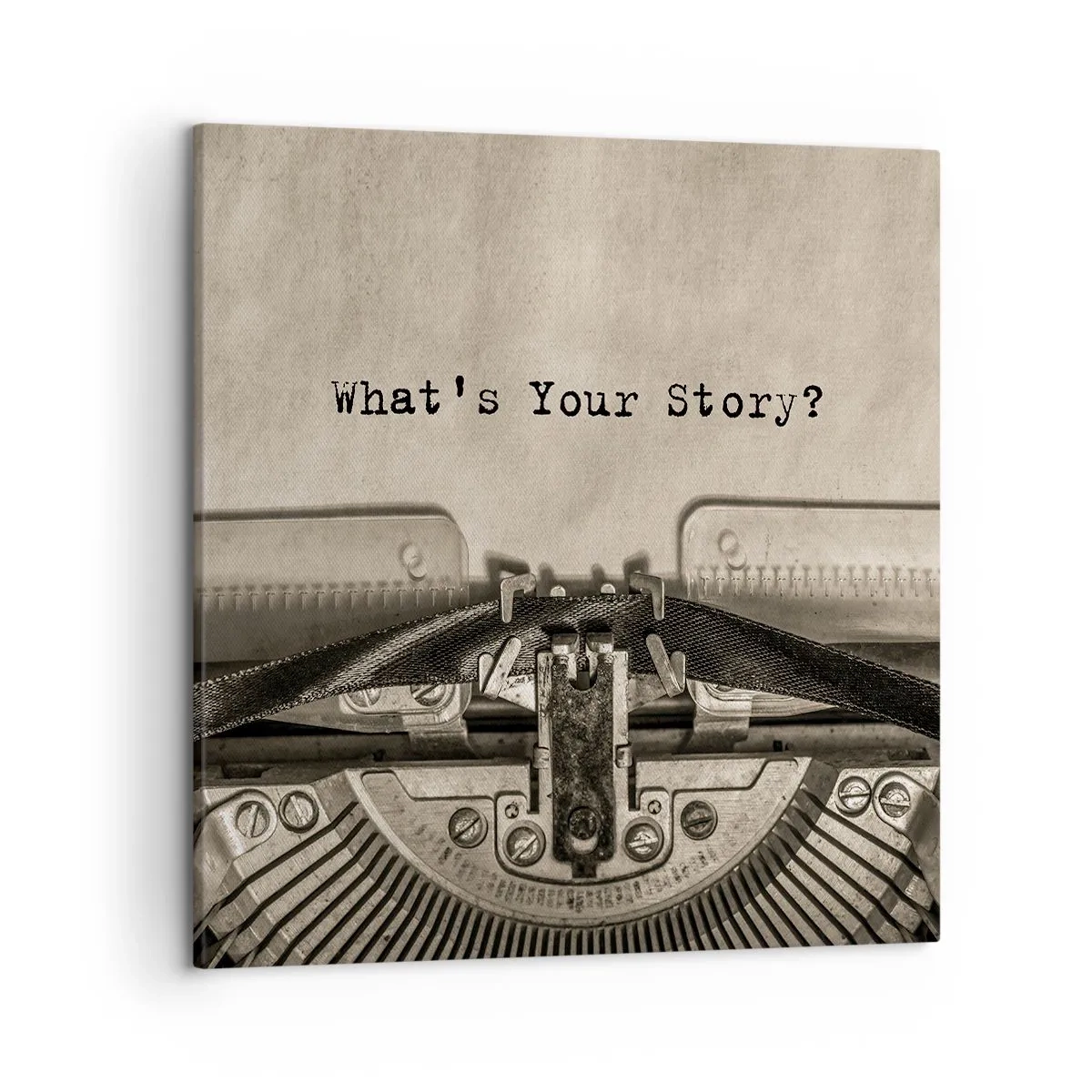 Tablou pe pânză - Spune-mi - 50x50 cm