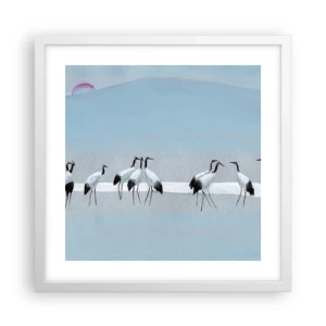 Poster în ramă albă - După o zi fierbinte - 40x40 cm