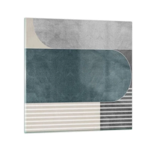 Tablou pe sticlă - Compoziție de nivel - 50x50 cm