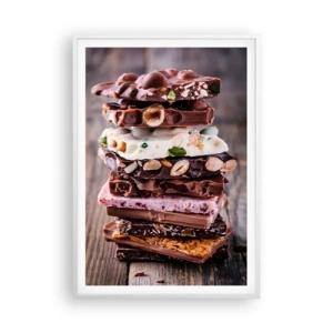 Poster în ramă albă - O perspectivă încântătoare - 70x100 cm