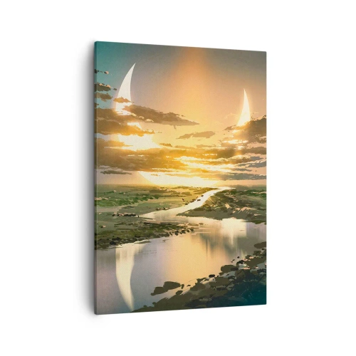 Tablou pe pânză - Undeva într-o galaxie foarte, foarte îndepărtată - 50x70 cm